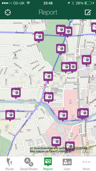 Cycle Hackney app - screenshot