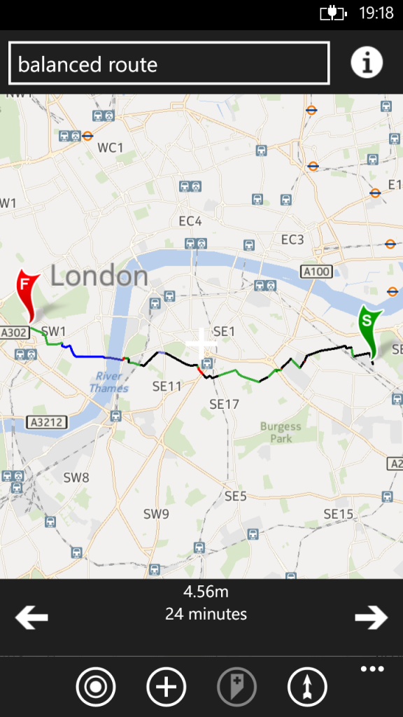 Route overview