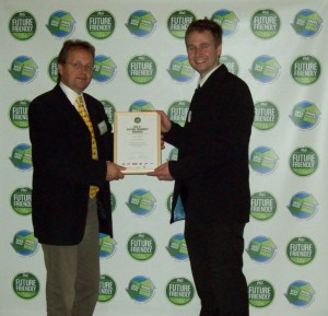 Simon and Martin at Future Friendly awards Simon and Martin at Future Friendly awards